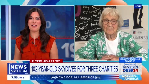 UK woman skydives to celebrate 102nd birthday, raise money for charity | Morning in America