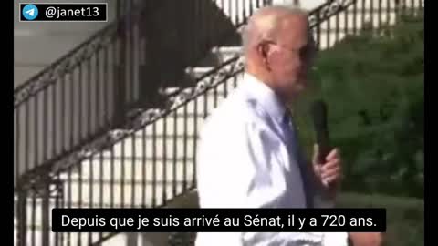 Biden prétend avoir débuté au Sénat il y a 720 ans