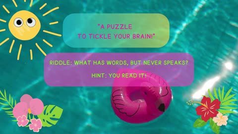 #Summer fun Riddles 7