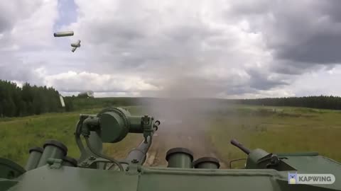 Shooting BTR 82-AM live fire