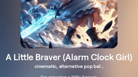 A Little Braver (Alarm Clock Girl)