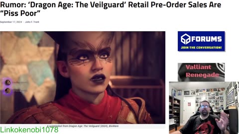 Dragon Age Veilguard Preorder Sales Are Not Looking Good