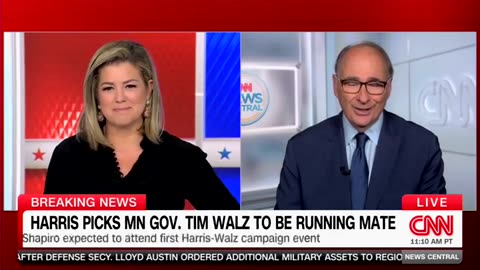 CNN Host Asks If Walz's Liberal Record Will Be Trumped By His Appealing 'Appearance'