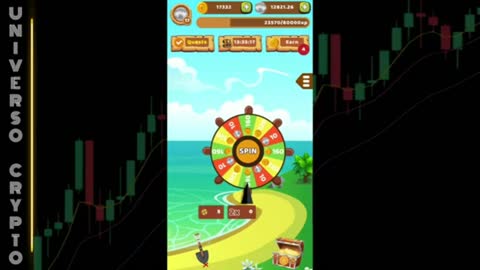 Ganhando moedas PHT com jogo Crypto Treasures