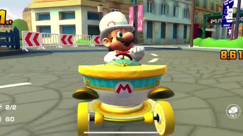 Mario Kart Tour - Paris Promenade 3R Gameplay