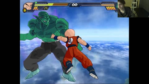 Dragon Ball Z Budokai Tenkaichi 3 Battle #166 With Live Commentary - Garlic Jr. VS Krillin