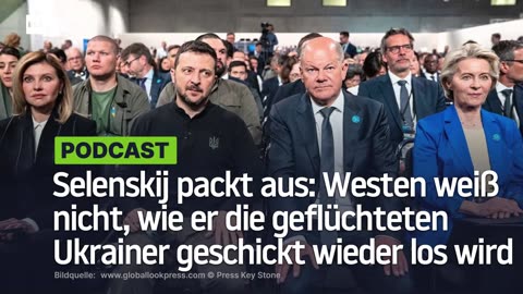 Selenskij packt aus: Westen weiß nicht, wie er die geflüchteten Ukrainer geschickt wieder los wird