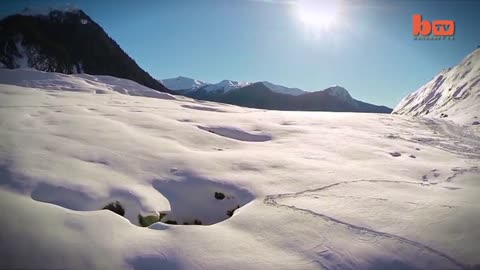 Drone Captures Incredible Footage Of Ice Caves