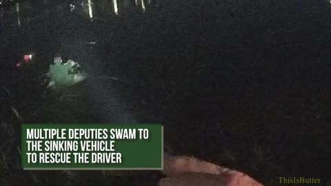 Bodycam video shows Orange County deputies rescue woman from submerged vehicle