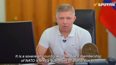 Slovakian Prime Minister Robert Fico announces he does not support Ukraine joining NATO.