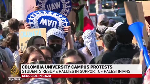 Colombia University campus protests: Students resume rallies in support of Palestinians