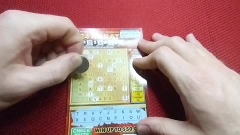 ASMR (brushing, scratching, whispering) my ticket:24 KARAT CROSSWORD/Number 2