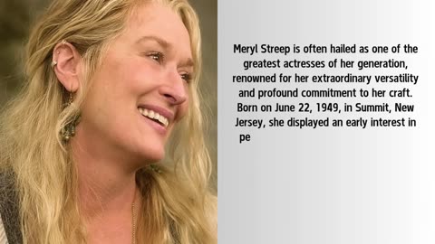 Meryl Streep: The Iconic Actress Who Redefined Cinema