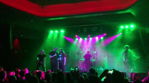 Blind Guy Stage Dives at Heavy Metal Concert