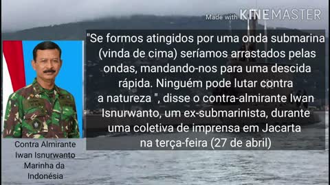 Ondas submarinas podem ter causdo o naufrágio do submarino indonésio