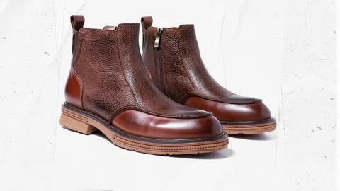 Men's Full Grain Leather Chelsea Boots