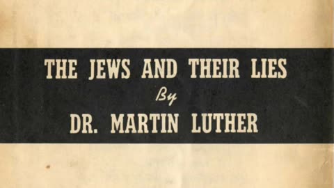 Martin Luther - "On the Jews and their Lies" ( Audio Book )