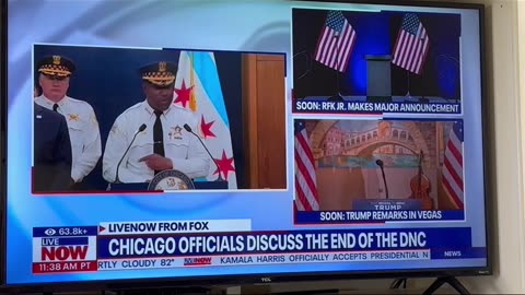 RFK to Address Nation but first, Chicago PD addresses end of DNC