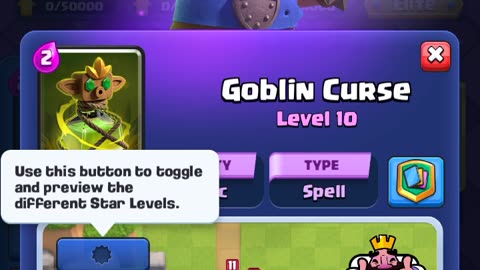 Goblin curse upgrade star level