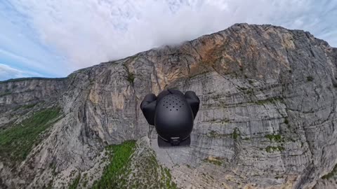 BASE Jump Exit Through the Clouds ☁️