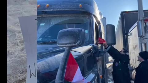 Scenes from the Canada Trucker Convoy