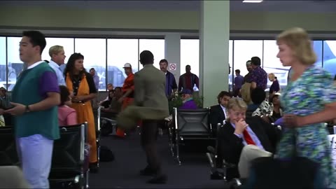 Mr Bean travels to AMERICA