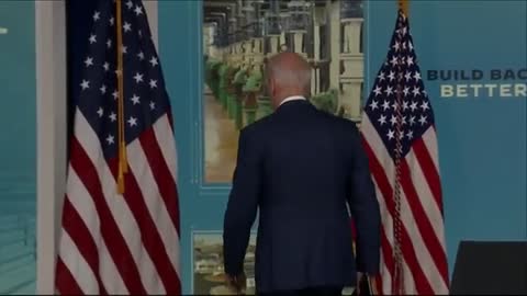 Biden storms out without taking any questions about jobs report