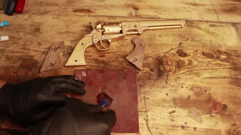 Old Model Ruger Revolver Gun Restoration