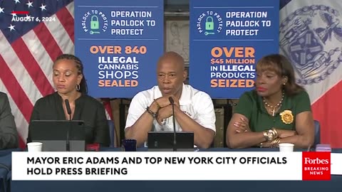 Mayor Eric Adams Holds Press Briefing To Address Major Issues Facing New York City