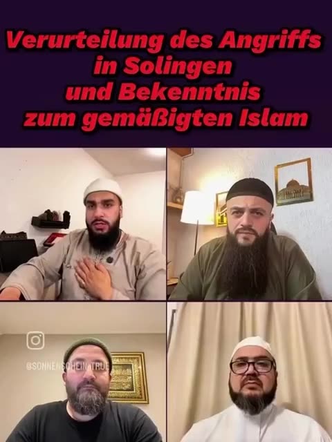 Verurteilung des Angriffs in Solingen und Bekenntnis zum gemßigten Islam