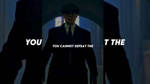 YOU CANNOT DEFEAT THE PERSON WHO ~ THOMAS SHELBY || QUOTES #quotes