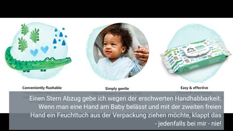 Mama Bear Ultra Sensitive Baby Feuchttücher - 6er Packung (360 Tücher- 100% biologisch abbaubar)