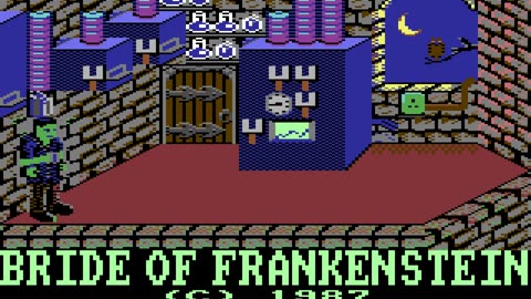 Bride of Frankenstein Longplay (C64) [QHD]