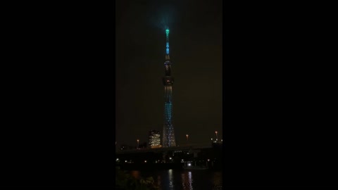 Tokyo Skytree At Night