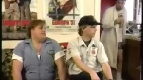 Chris Farley & David Spade at Bob Odenkirk house in 1995