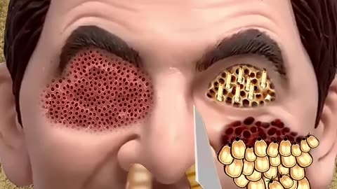 ASMR removing ticks and maggots from Mr Bean.