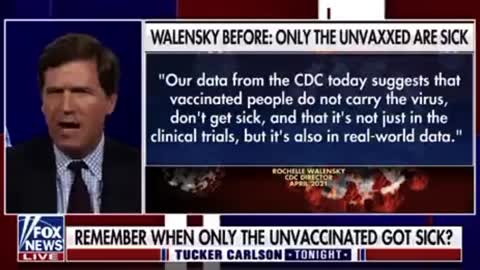 Tucker Carlson about CDC lies