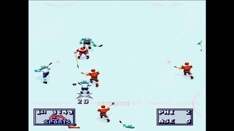 NHL95 (Sega Genesis) Philadelphia vs All Stars E. Part1