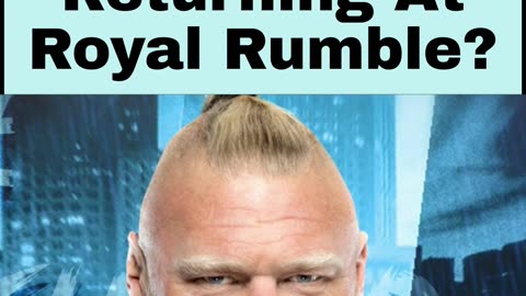 Brock Lesnar Not Returning At Royal Rumble?