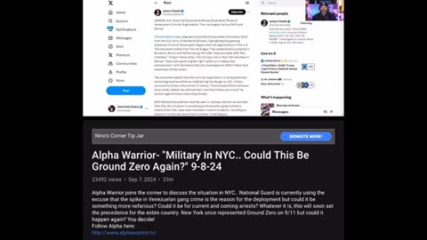 Alpha/Nino, Troops in NY ..