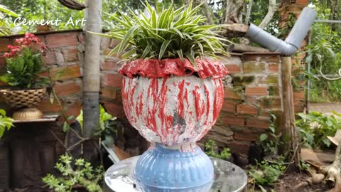 How To Make Beautiful Flower Pots At Home