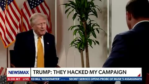 Trump reacts to Iran hacking his campaign