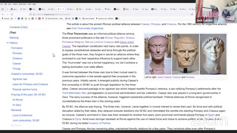 #36: First Triumvirate (Romans) Nov. 27, 2023