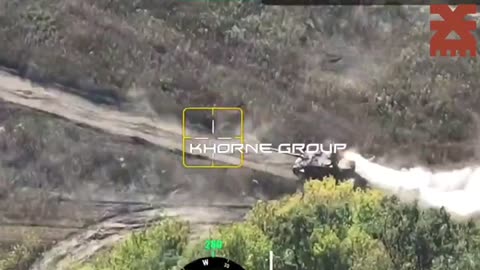 A Ukrainian Strv 122 tank survived an anti-tank missile hit