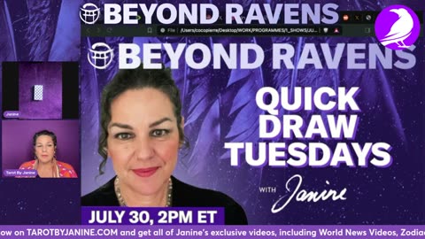 🐦‍⬛Beyond Ravens with JANINE - JULY 30_2