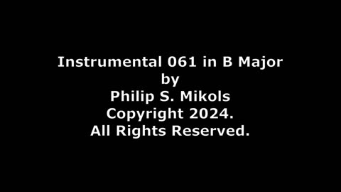 Instrumental 061 in B Major