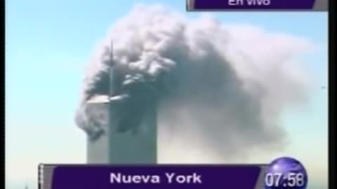 911 Flight 175 Mexico Version - Chicle Por Los Bebes ... Vivo En Espanol (Azteca TV)