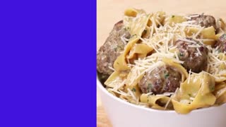 Meat Balls and Egg Noodles