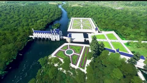 Top 10 famous castles in France: Chateau Chenonceau, also known as Chateau Chenonceau