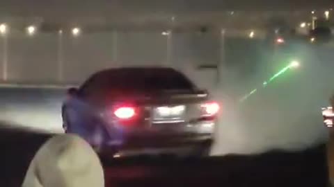 Pontiac GTO Burnout Goes Hard with the Doors Open